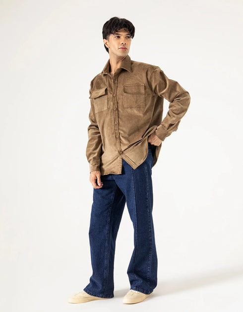 OVERSIZED CORDUROY SHIRT